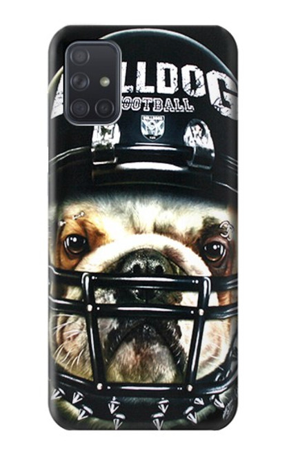 S0098 Bulldog American Football Case For Samsung Galaxy A71