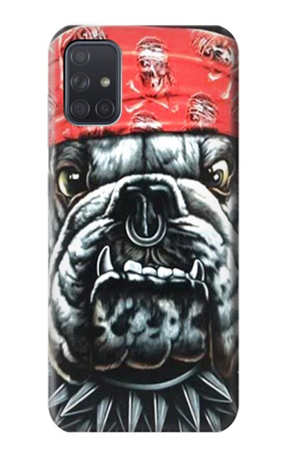 S0100 Bulldog American Football Case For Samsung Galaxy A71