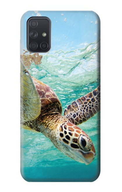 S1377 Ocean Sea Turtle Case For Samsung Galaxy A71