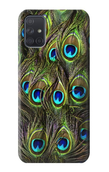 S1965 Peacock Feather Case For Samsung Galaxy A71