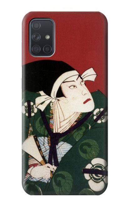 S2498 Japan Art Toyohara Kunichika Case For Samsung Galaxy A71