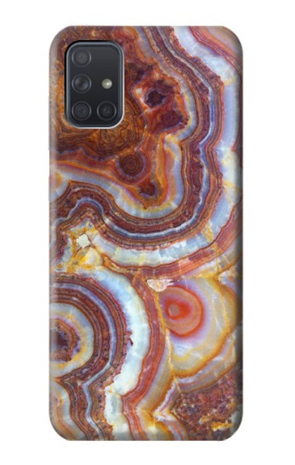 S3034 Colored Marble Texture Printed Case For Samsung Galaxy A71