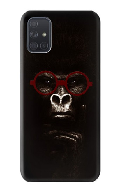 S3529 Thinking Gorilla Case For Samsung Galaxy A71