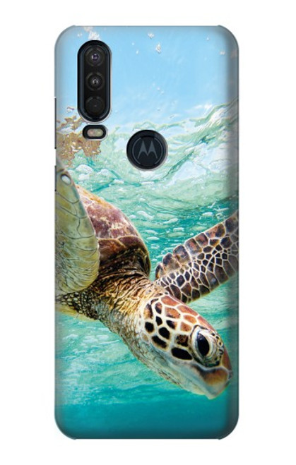 S1377 Ocean Sea Turtle Case For Motorola One Action (Moto P40 Power)