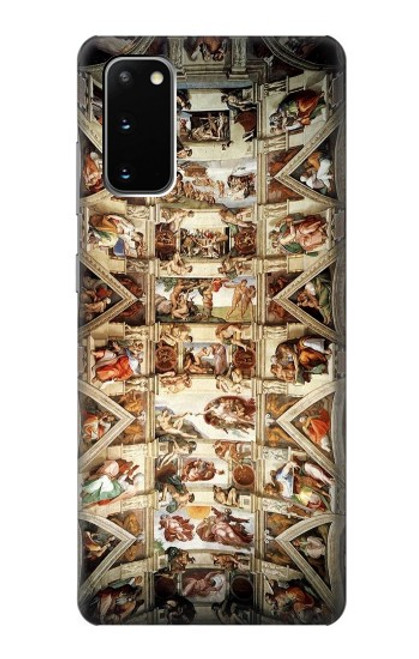 S0177 Michelangelo Chapel ceiling Case For Samsung Galaxy S20