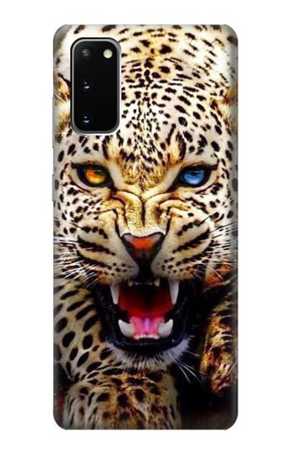 S1932 Blue Eyed Leopard Case For Samsung Galaxy S20