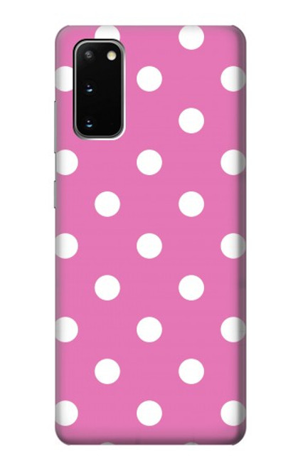 S2358 Pink Polka Dots Case For Samsung Galaxy S20