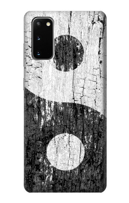 S2489 Yin Yang Wood Graphic Printed Case For Samsung Galaxy S20