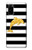 S2882 Black and White Striped Gold Dolphin Case For Samsung Galaxy S20