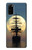 S2897 Pirate Ship Moon Night Case For Samsung Galaxy S20