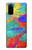 S2942 Brush Stroke Painting Case For Samsung Galaxy S20
