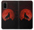 S2955 Wolf Howling Red Moon Case For Samsung Galaxy S20