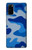 S2958 Army Blue Camo Camouflage Case For Samsung Galaxy S20