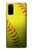 S3031 Yellow Softball Ball Case For Samsung Galaxy S20