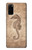 S3214 Seahorse Skeleton Fossil Case For Samsung Galaxy S20