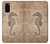 S3214 Seahorse Skeleton Fossil Case For Samsung Galaxy S20