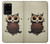 S0360 Coffee Owl Case For Samsung Galaxy S20 Plus, Galaxy S20+