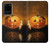 S1083 Pumpkin Spider Candles Halloween Case For Samsung Galaxy S20 Plus, Galaxy S20+