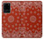 S3355 Bandana Red Pattern Case For Samsung Galaxy S20 Plus, Galaxy S20+
