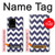 S2345 Navy Blue Shavron Zig Zag Pattern Case For Samsung Galaxy S20 Ultra