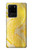 S2713 Yellow Snake Skin Graphic Printed Case For Samsung Galaxy S20 Ultra