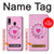 S2847 Pink Retro Rotary Phone Case For Samsung Galaxy A20, Galaxy A30