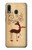 S3081 Wooden Raindeer Graphic Printed Case For Samsung Galaxy A20, Galaxy A30