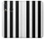 S2297 Black and White Vertical Stripes Case For Samsung Galaxy A20e