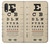 S2502 Eye Exam Chart Decorative Decoupage Poster Case For Samsung Galaxy A20e