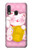 S3025 Pink Maneki Neko Lucky Cat Case For Samsung Galaxy A20e