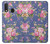 S3265 Vintage Flower Pattern Case For Samsung Galaxy A20e