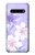 S2361 Purple White Flowers Case For LG V60 ThinQ 5G