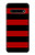 S2638 Black and Red Striped Case For LG V60 ThinQ 5G