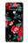 S3112 Rose Floral Pattern Black Case For LG Stylo 6