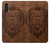 S2529 Leo Zodiac Tattoo Brown Graphic Print Case For LG Velvet
