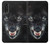 S2823 Black Wolf Blue Eyes Face Case For LG Velvet
