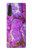 S2907 Purple Turquoise Stone Case For LG Velvet