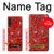 S3354 Red Classic Bandana Case For LG Velvet