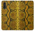 S3365 Yellow Python Skin Graphic Print Case For LG Velvet