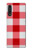 S3535 Red Gingham Case For LG Velvet