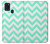 S1723 Mint Chevron Zigzag Case For Samsung Galaxy A21s