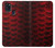 S2879 Red Arowana Fish Scale Case For Samsung Galaxy A21s