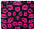 S2933 Pink Lips Kisses on Black Case For Samsung Galaxy A21s