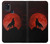 S2955 Wolf Howling Red Moon Case For Samsung Galaxy A21s