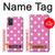 S2358 Pink Polka Dots Case For Samsung Galaxy A71 5G [for A71 5G only. NOT for A71]