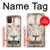 S2399 White Lion Face Case For Samsung Galaxy A71 5G [for A71 5G only. NOT for A71]