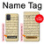 S2504 Vintage Music Sheet Case For Samsung Galaxy A71 5G [for A71 5G only. NOT for A71]