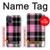 S3091 Pink Plaid Pattern Case For Samsung Galaxy A71 5G [for A71 5G only. NOT for A71]