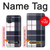 S3452 Plaid Fabric Pattern Case For Samsung Galaxy A71 5G [for A71 5G only. NOT for A71]