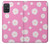 S3500 Pink Floral Pattern Case For Samsung Galaxy A71 5G